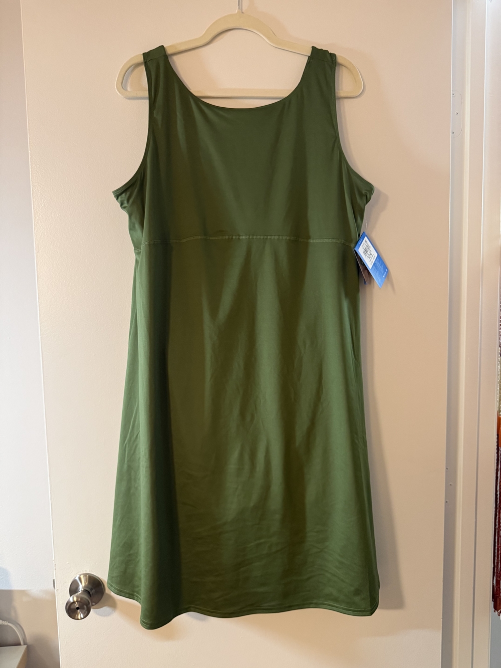 Columbia Green Sleeveless A-Line Skort Dress